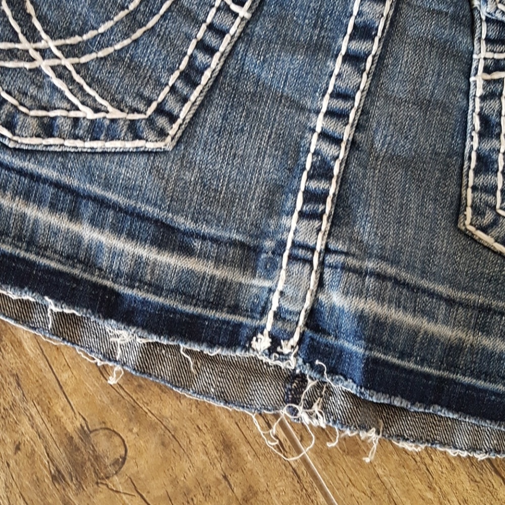 NWT L.A. IDOL jean mini skirt - Picture 7 of 7